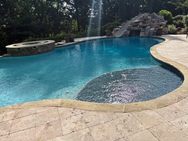 Pool Decks, Travertine & Cool Deck in Dallas